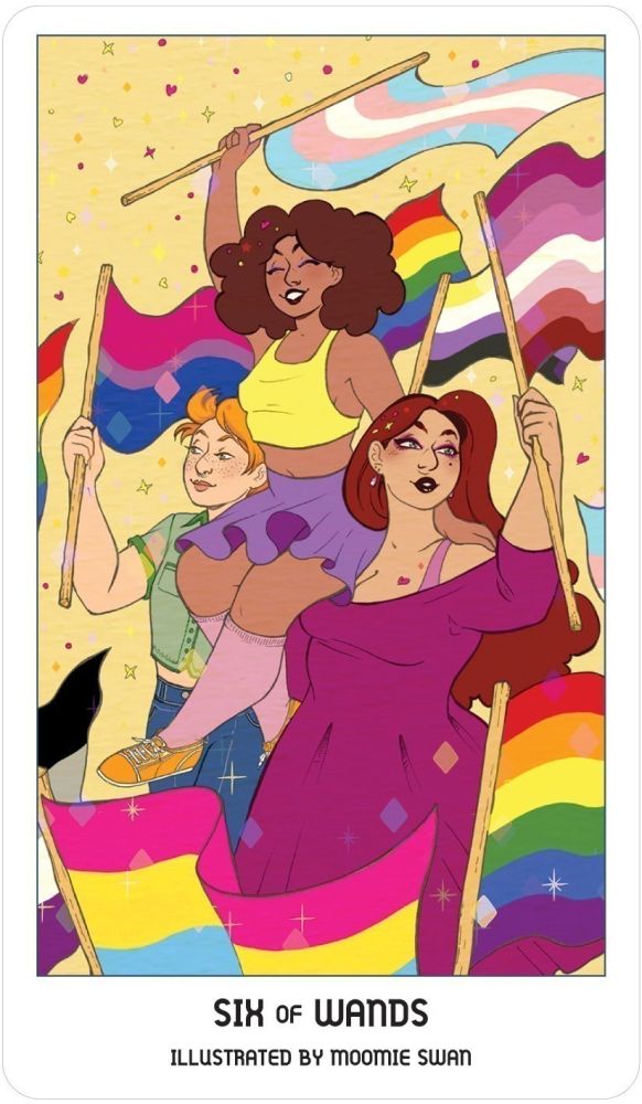Pride Tarot card celebrating the deck's unique visual language — Eternal Spirit