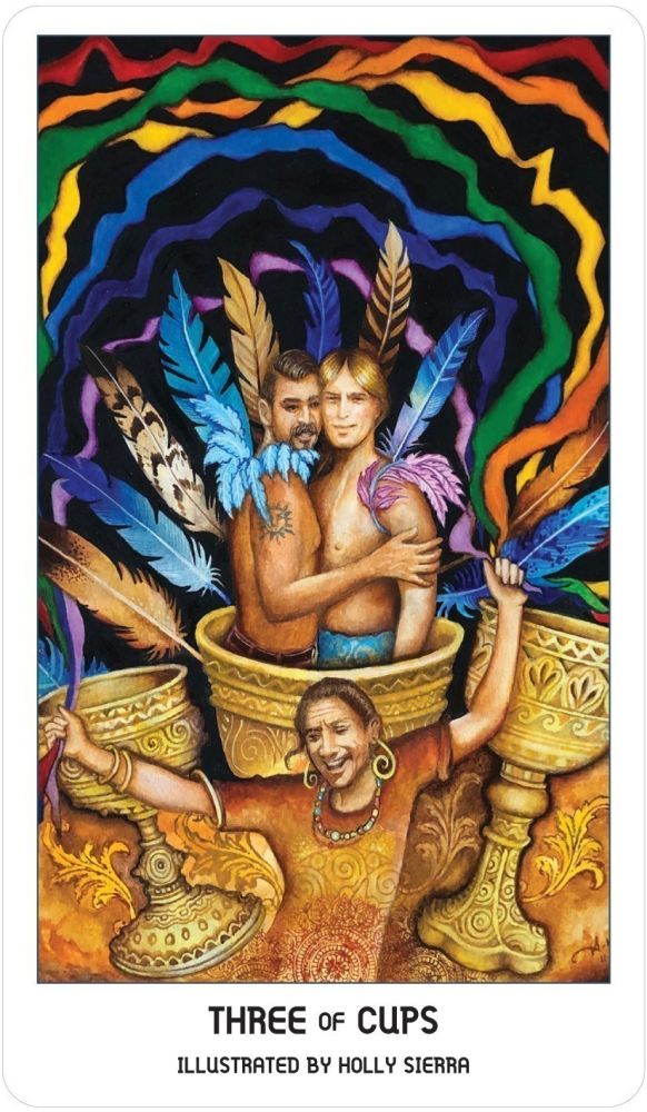 Pride Tarot card showcasing the deck's evocative imagery — Eternal Spirit