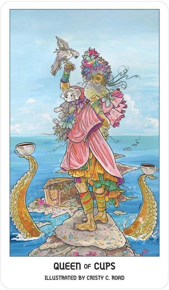Pride Tarot card displaying the deck's hand-painted illustrations — Eternal Spirit