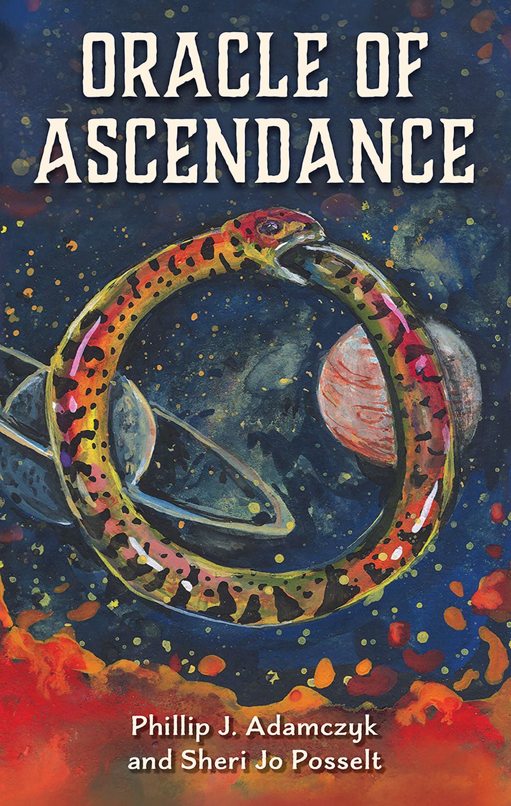 Oracle of Ascendance box with hamsa hand, evil eye and golden mandala — Eternal Spirit