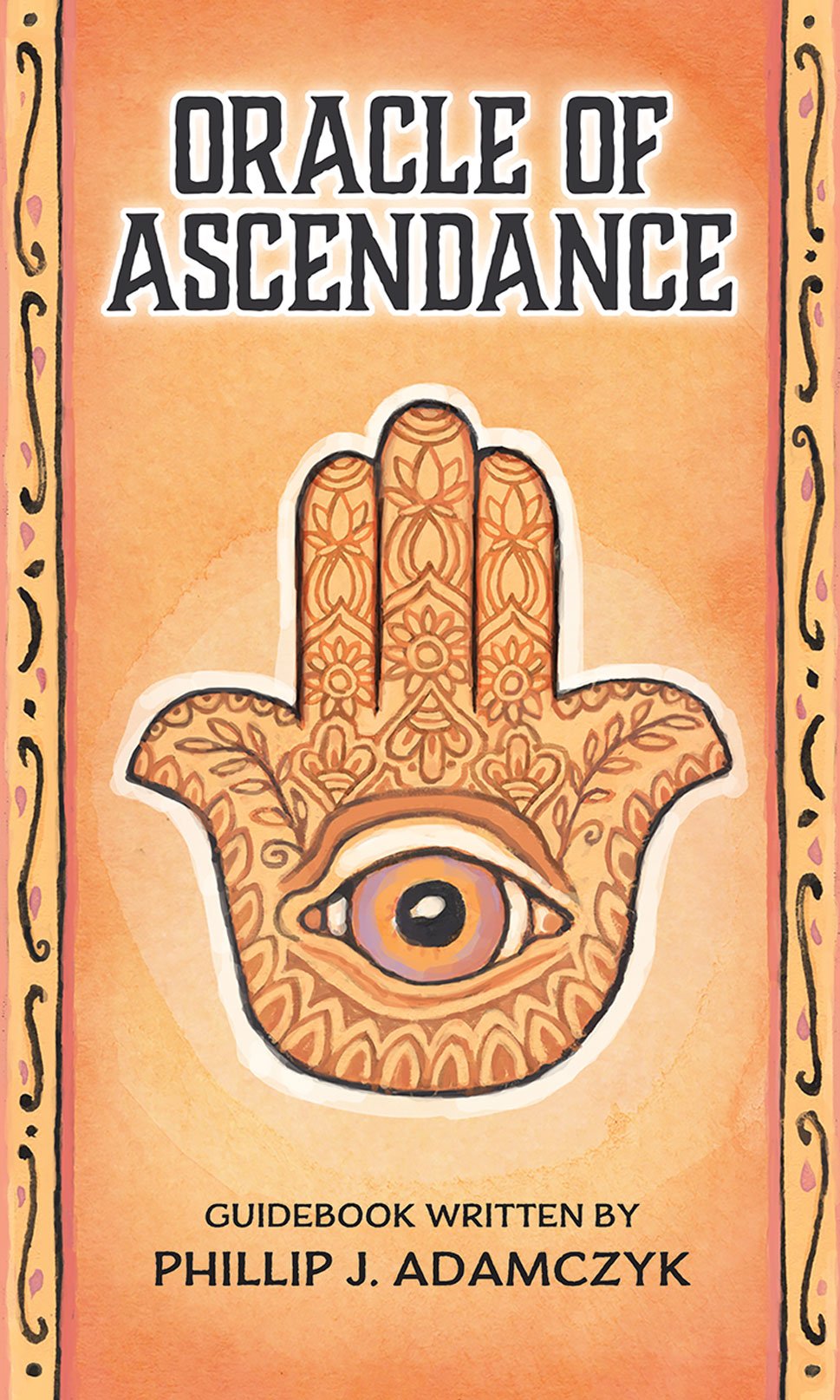Oracle Of Ascendance deck, Guidebook written by Phillip J. Adamczyk with ornate border design — Eternal Spirit