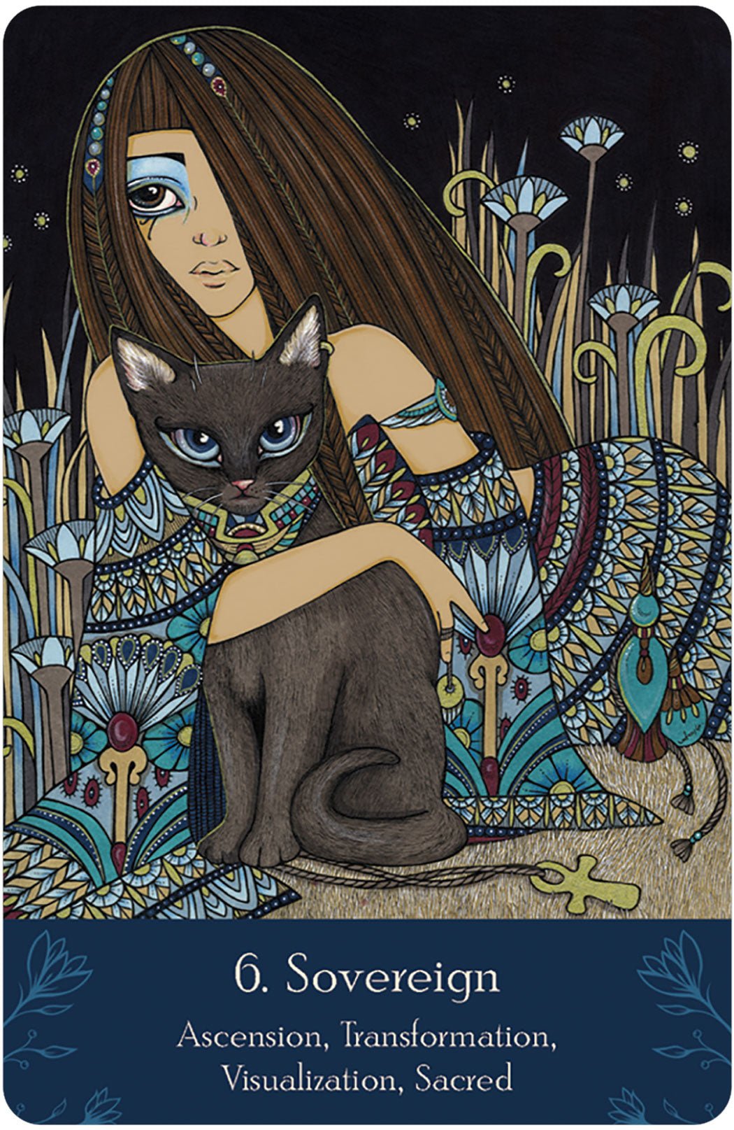 Universal Folk Oracle card showing the deck's detailed artistic vision — Eternal Spirit