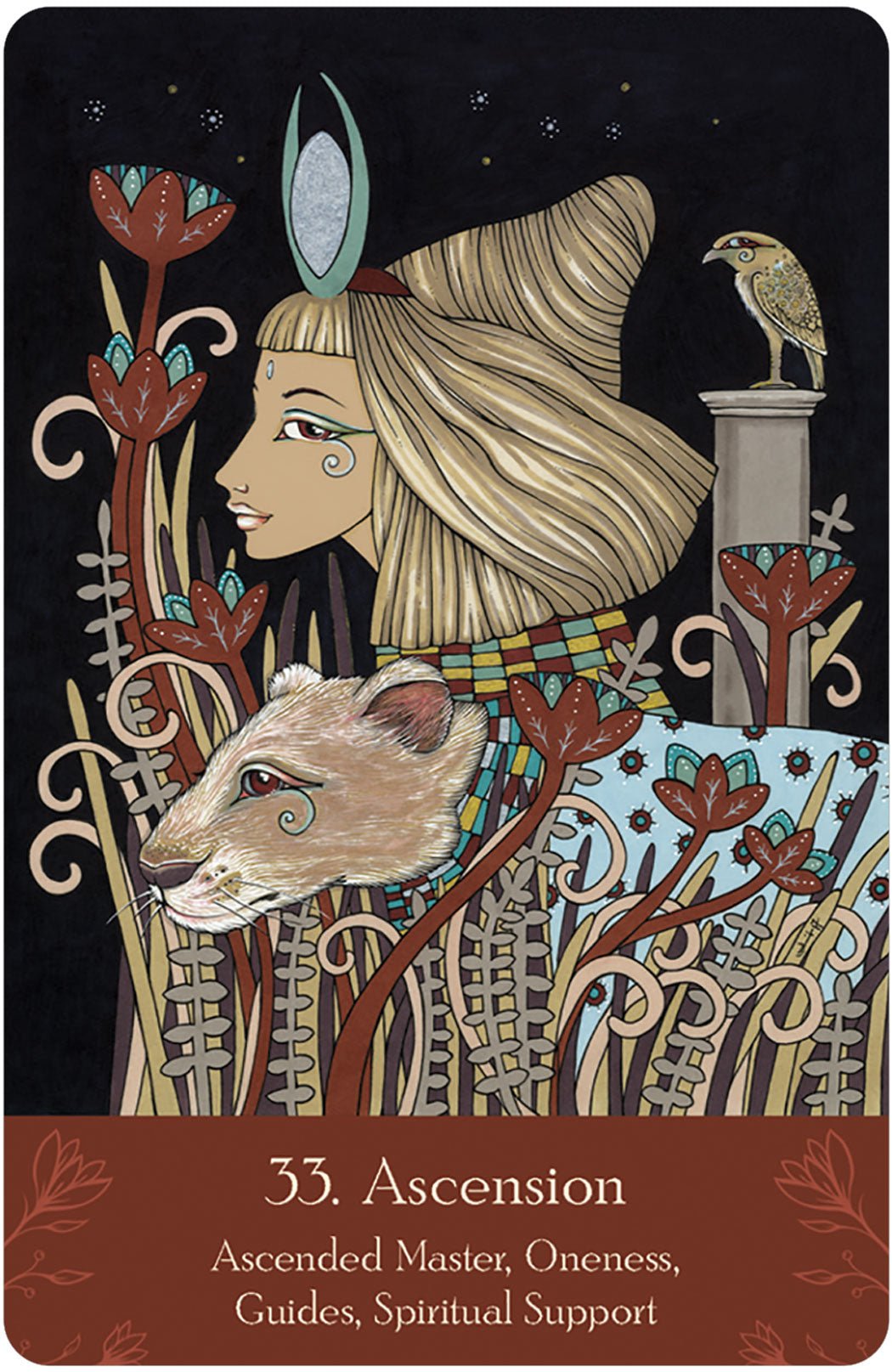 Universal Folk Oracle card reflecting the deck's transcendent artwork — Eternal Spirit