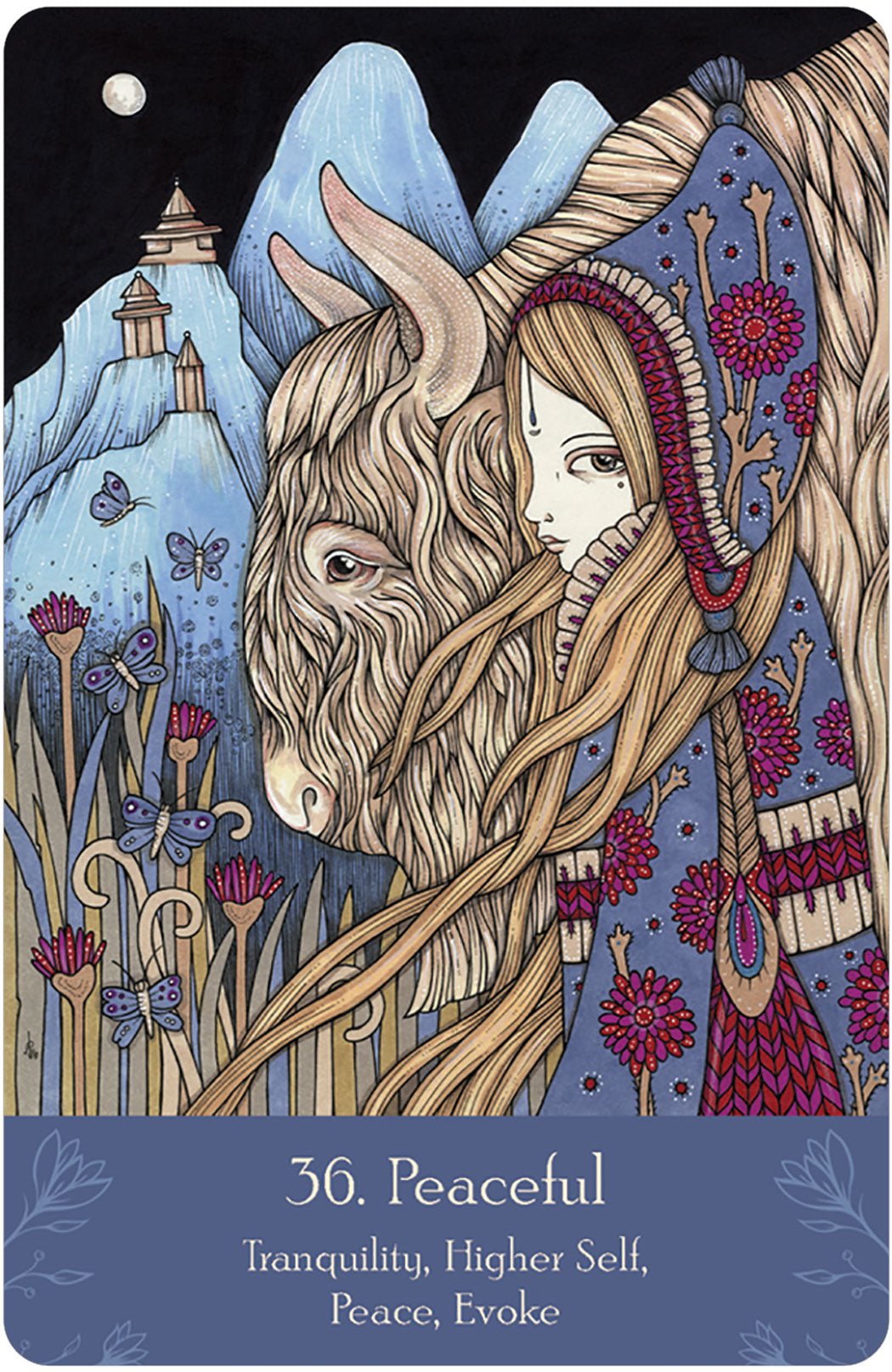 Universal Folk Oracle card revealing the deck's deeply layered symbolism — Eternal Spirit