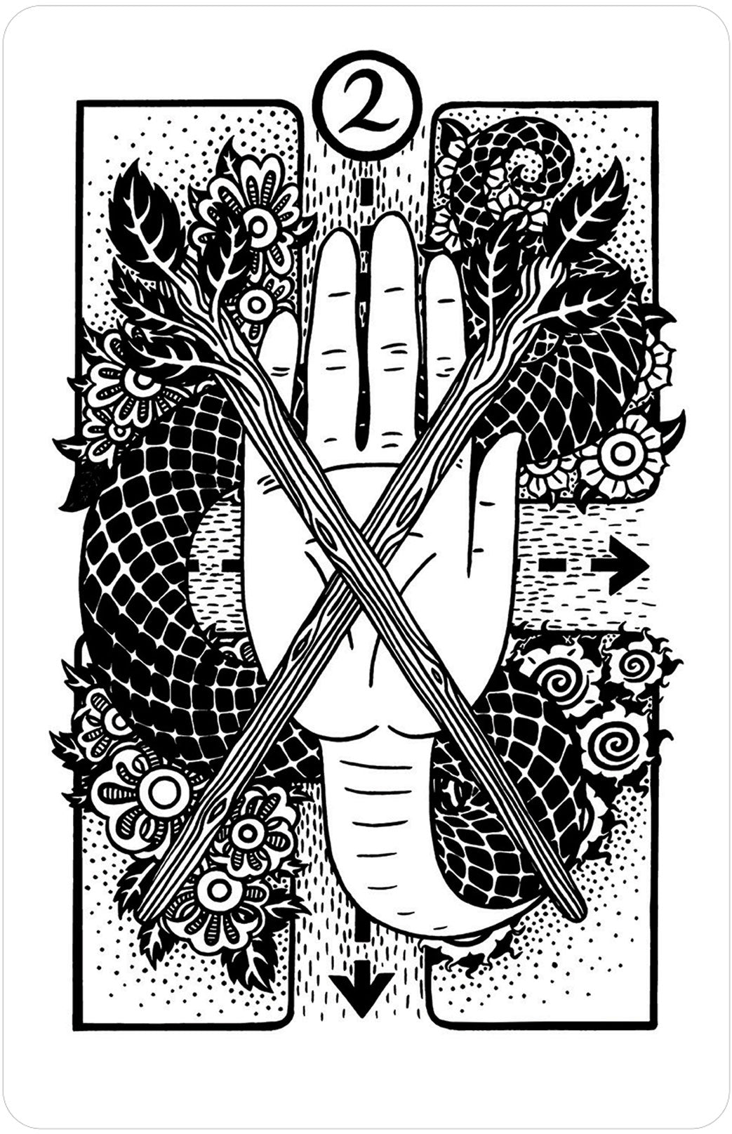 Hearts & Hands Tarot card reflecting the deck's transcendent artwork — Eternal Spirit