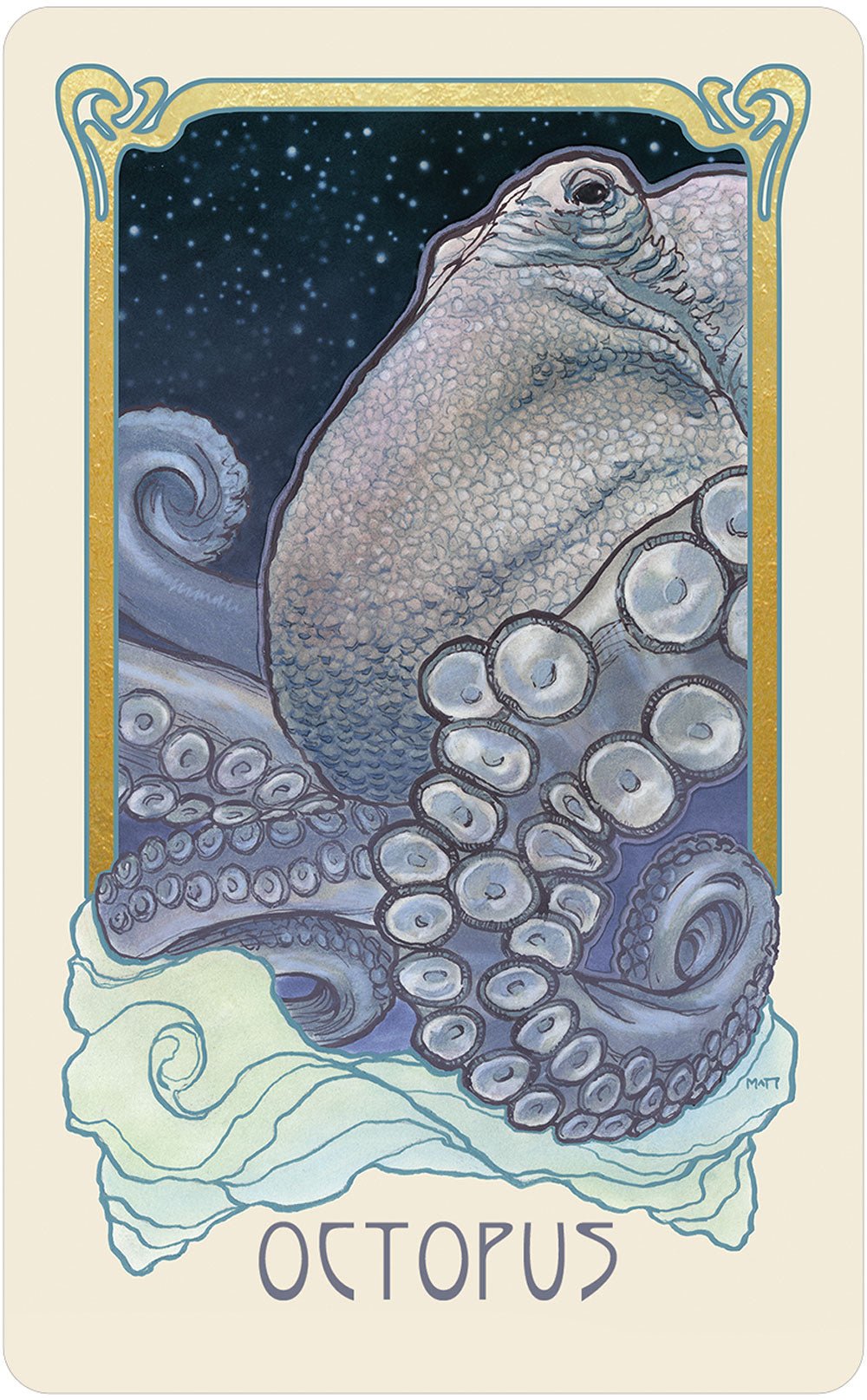 Dreamscape Oracle card revealing the deck's deeply layered symbolism — Eternal Spirit