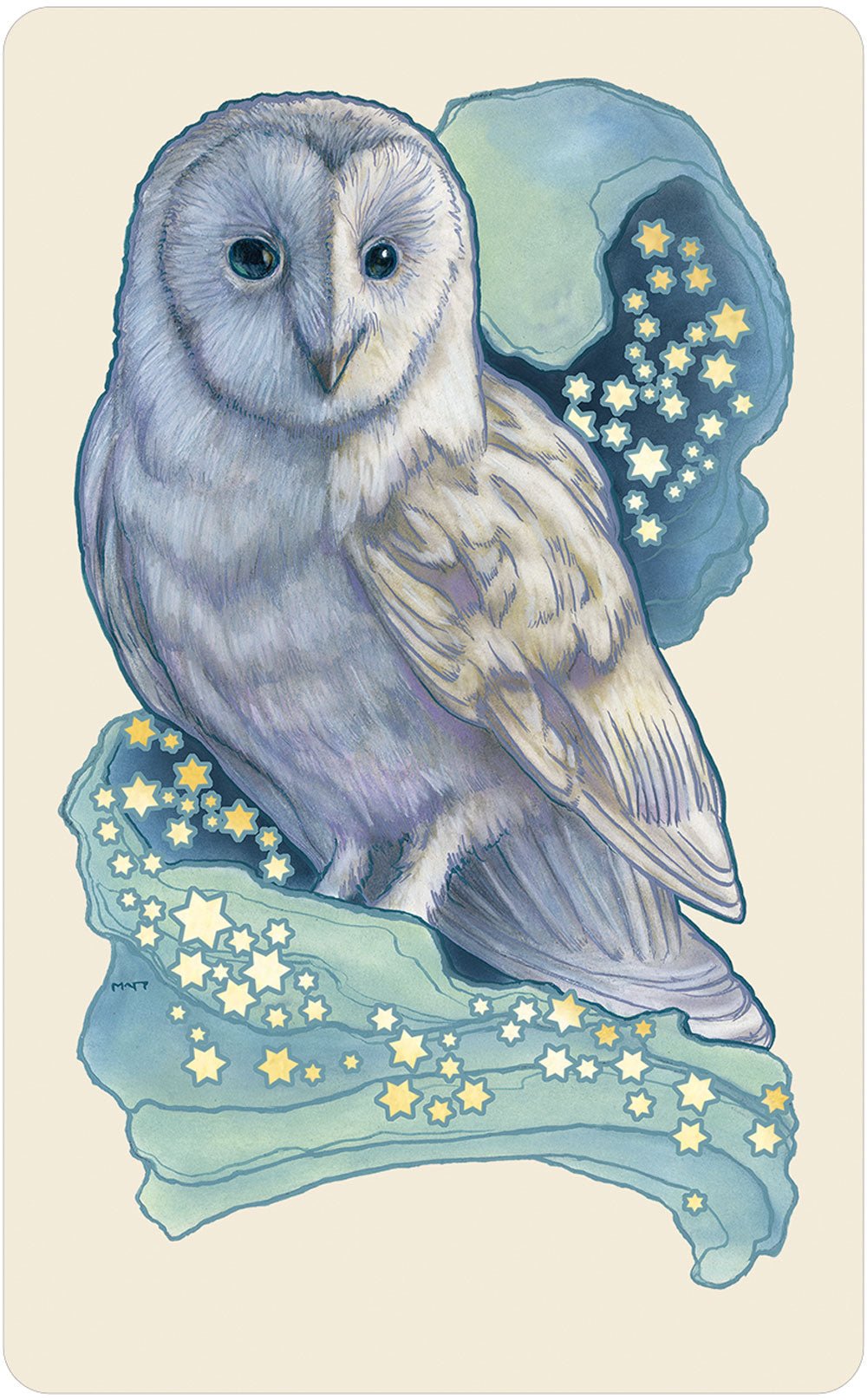 Dreamscape Oracle card revealing the deck's mystical artwork — Eternal Spirit