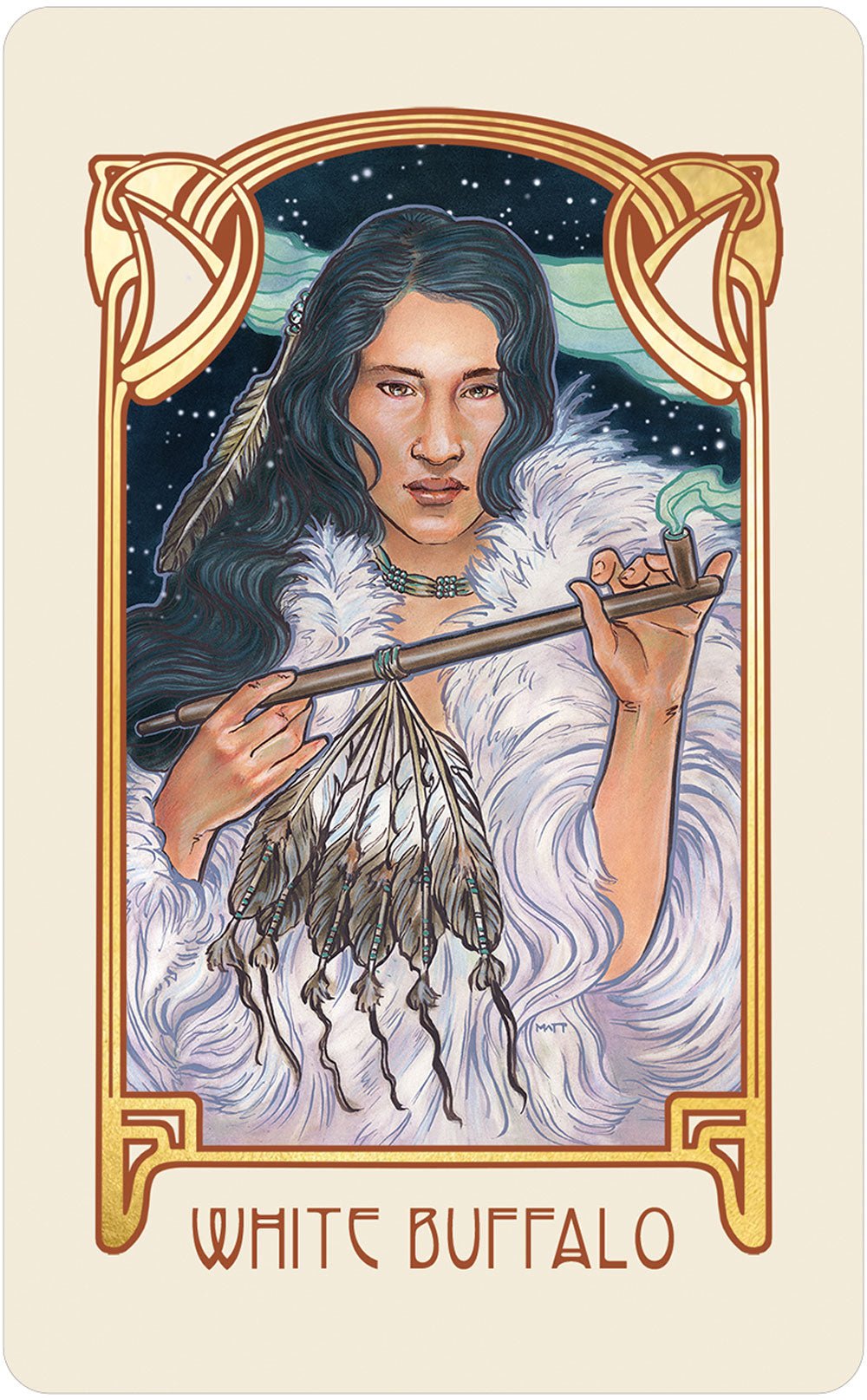 Dreamscape Oracle card portraying the deck's otherworldly aesthetic — Eternal Spirit