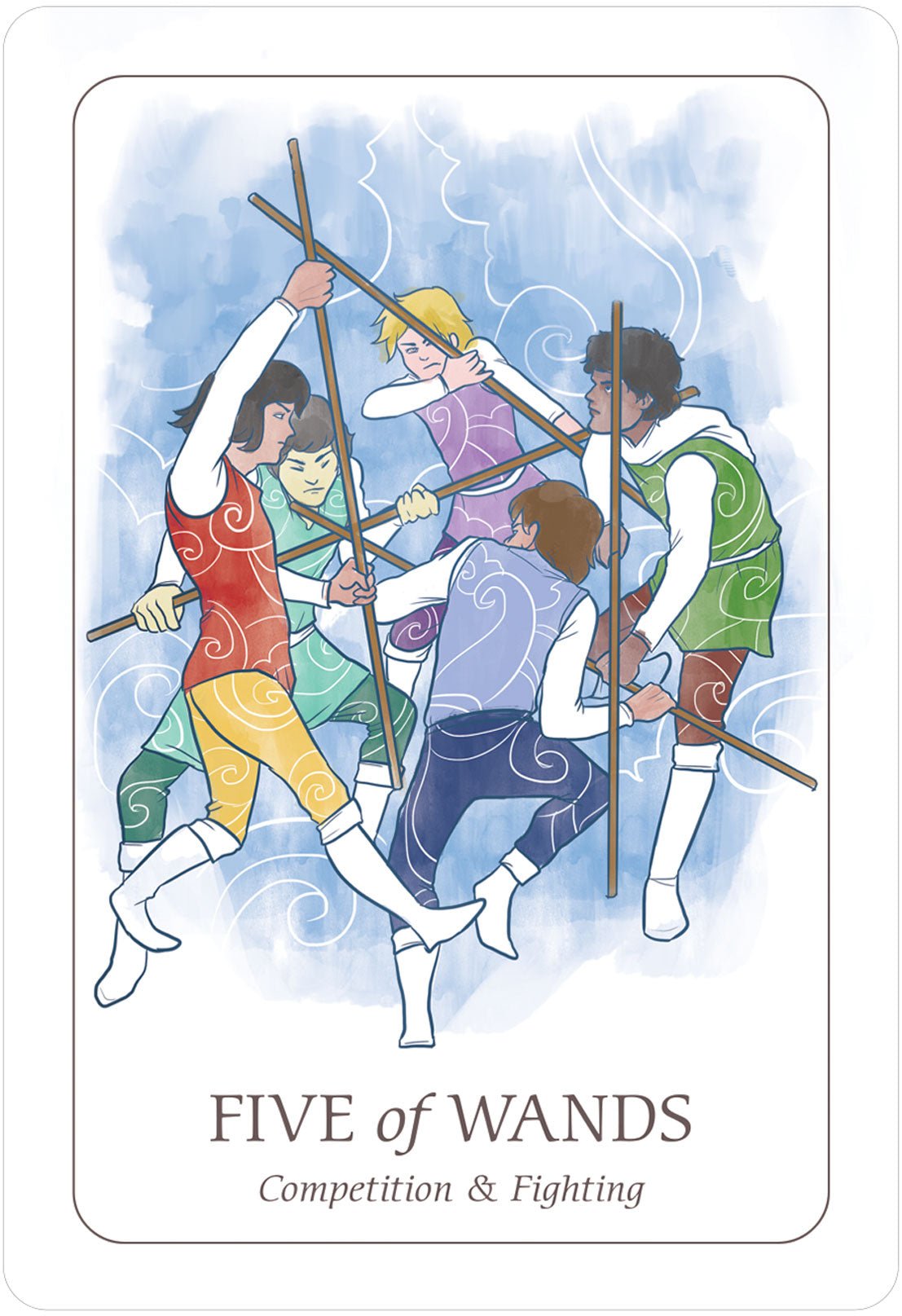 Simplicity Tarot card revealing the deck's deeply layered symbolism — Eternal Spirit