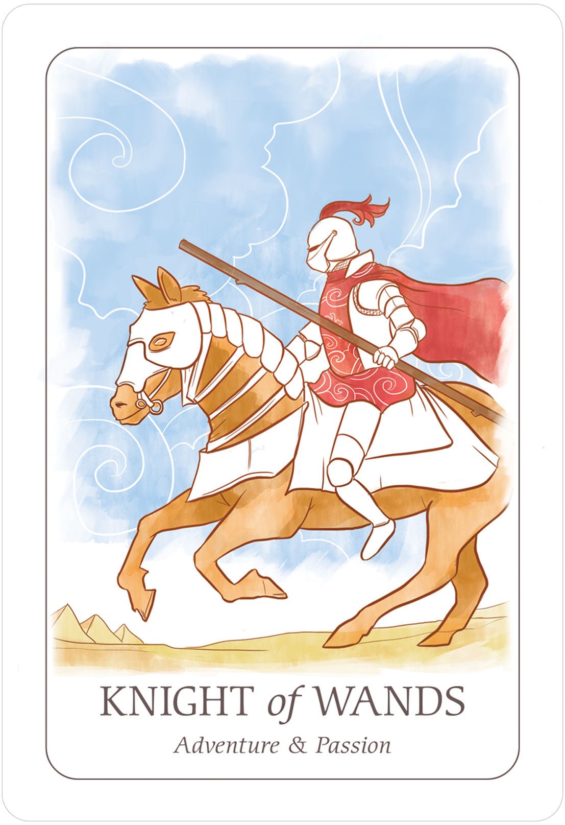 Simplicity Tarot card portraying the deck's otherworldly aesthetic — Eternal Spirit