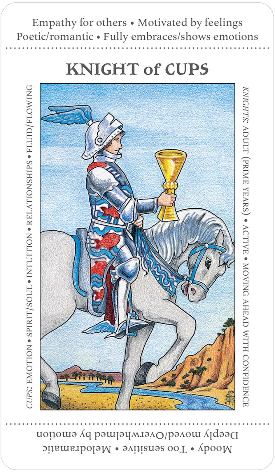 Apprentice Tarot card exhibiting the deck's transformative card art — Eternal Spirit