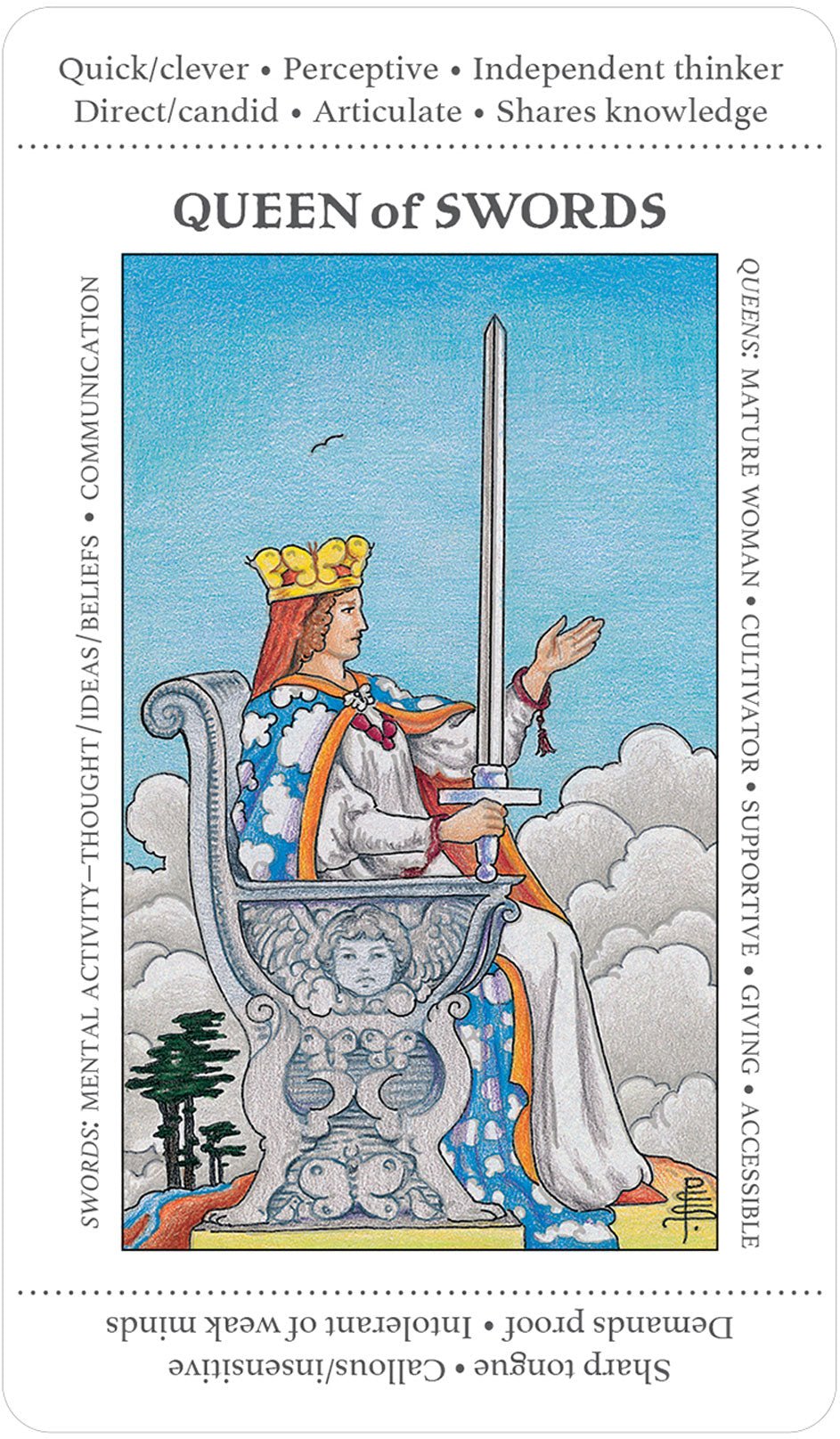 Apprentice Tarot card celebrating the deck's unique visual language — Eternal Spirit