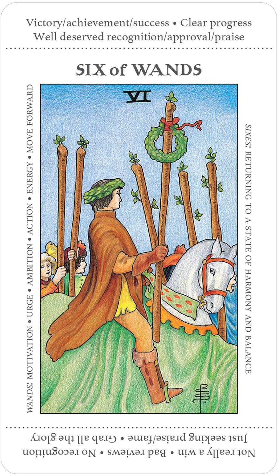 Apprentice Tarot card showcasing the deck's evocative imagery — Eternal Spirit