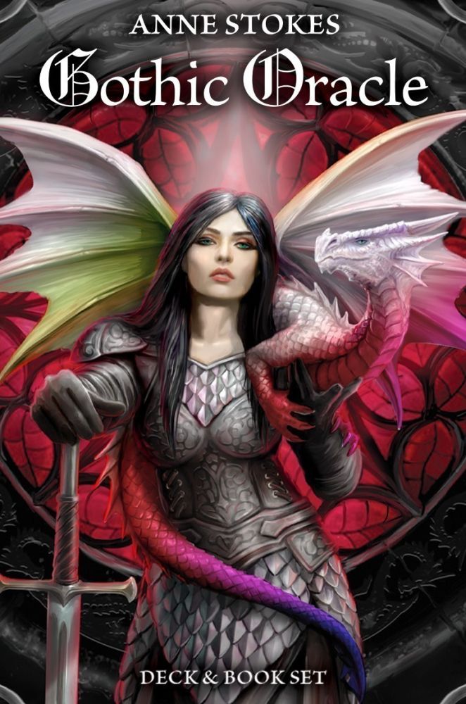 Anne Stokes Gothic Oracle box with fairy and dragon in dark fantasy style — Eternal Spirit