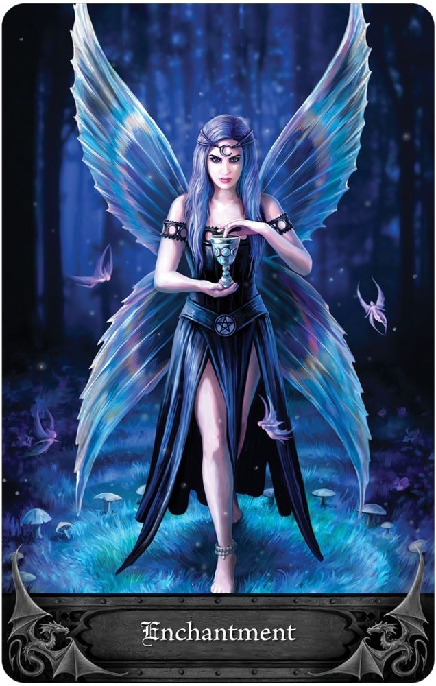Anne Stokes Gothic Oracle card showing the deck's detailed artistic vision — Eternal Spirit