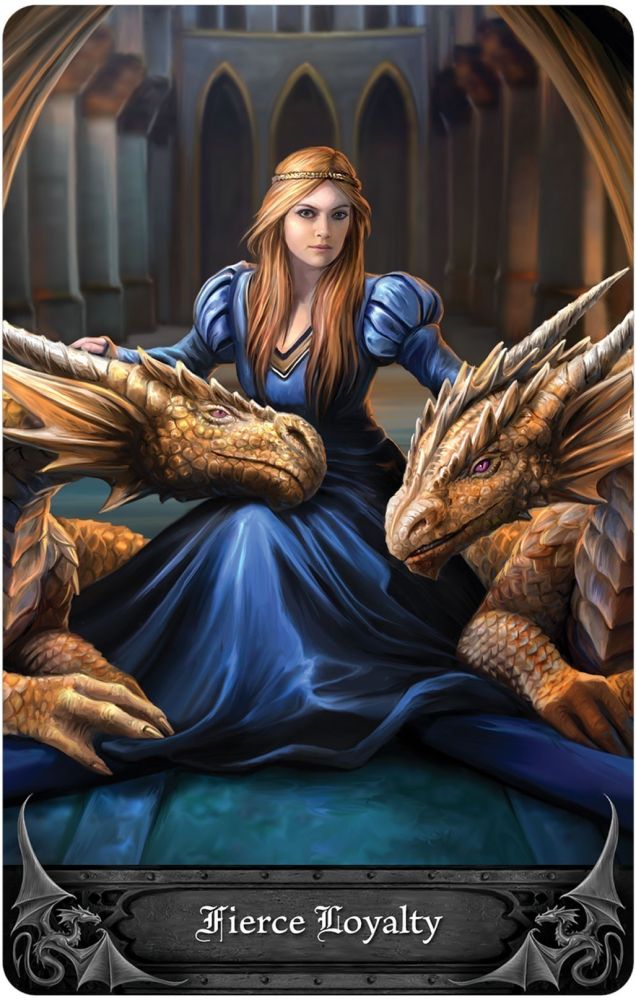 Anne Stokes Gothic Oracle card featuring the deck's enchanting card art — Eternal Spirit