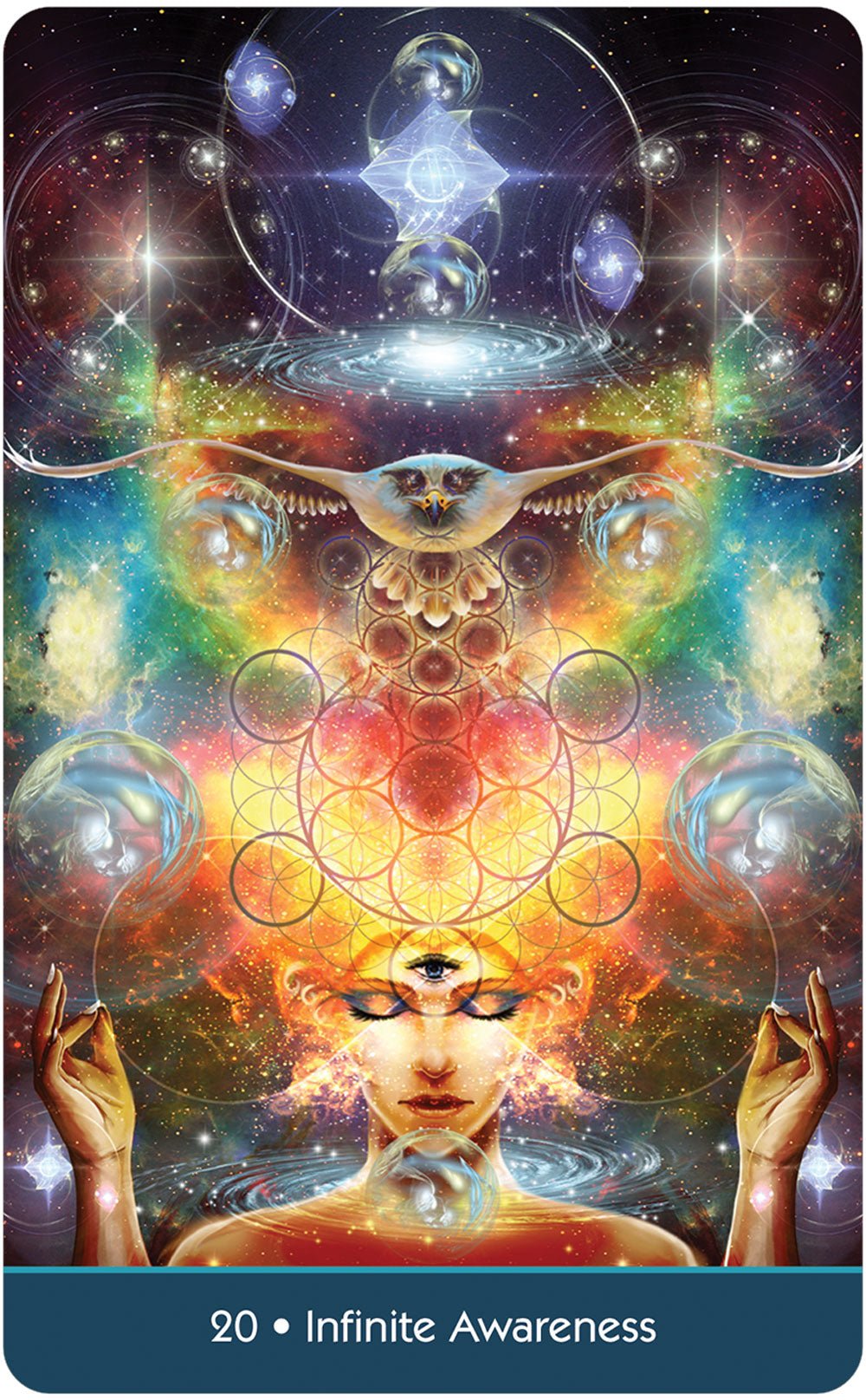 Visions of the Soul Cards card sharing the deck's luminous illustration style — Eternal Spirit