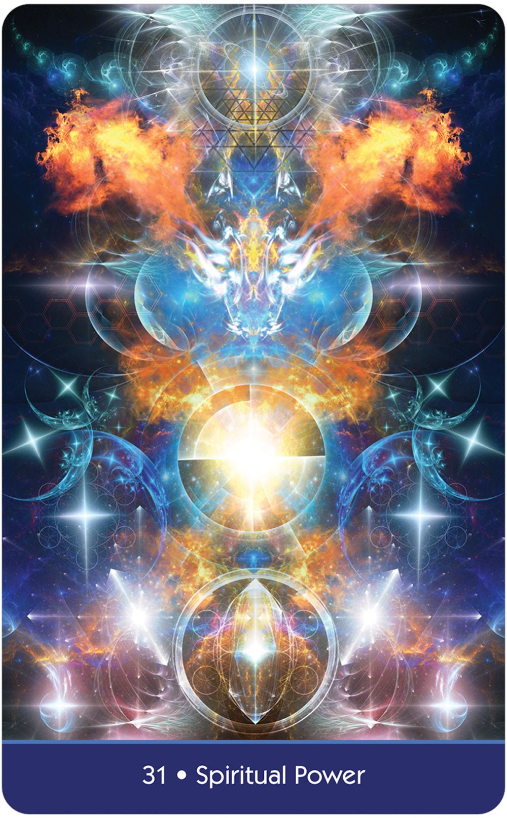 Visions of the Soul Cards card portraying the deck's otherworldly aesthetic — Eternal Spirit