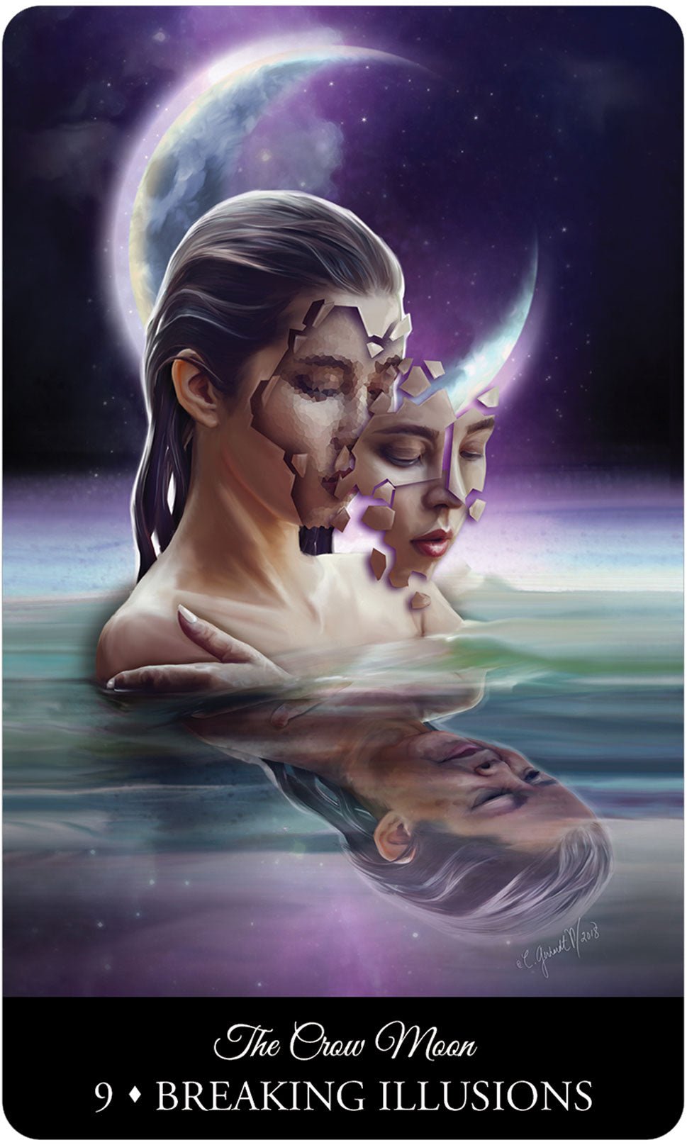 The Witching Hour Oracle card unveiling the deck's spiritual symbolism — Eternal Spirit