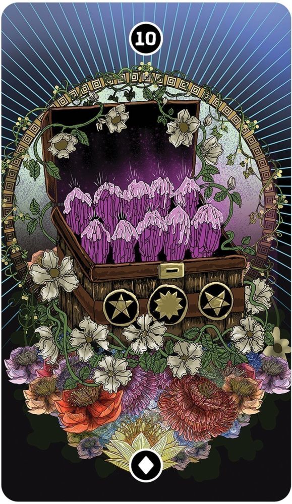 Global Fusion Intuitive Tarot card displaying the deck's hand-painted illustrations — Eternal Spirit