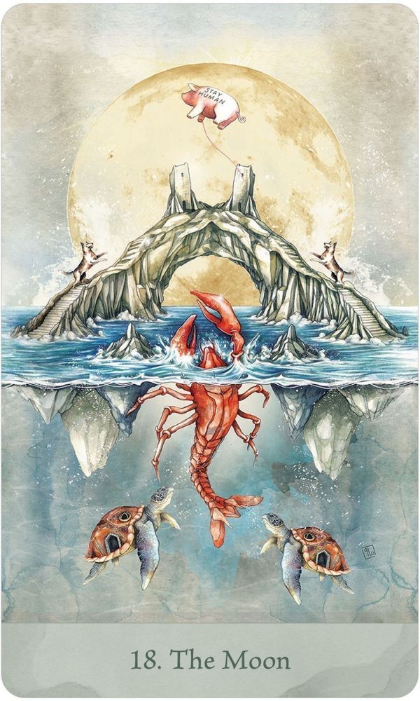 Lorenzi Tarot card showing the deck's detailed artistic vision — Eternal Spirit
