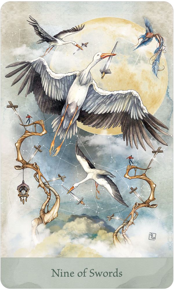 Lorenzi Tarot card featuring the deck's enchanting card art — Eternal Spirit