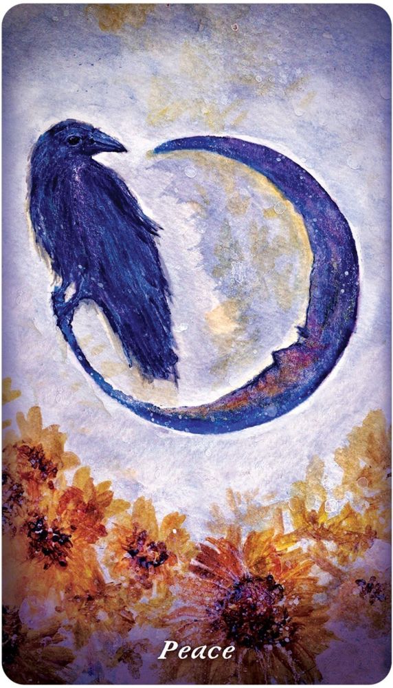 Earthly Souls and Spirits Moon Oracle card illuminating the deck's rich colour palette — Eternal Spirit