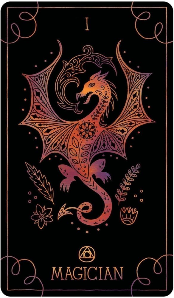 Folklore Tarot card portraying the deck's otherworldly aesthetic — Eternal Spirit