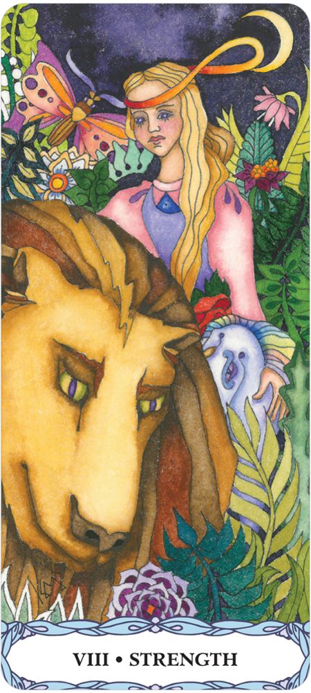 Tarot of the Moon Garden (Borderless Edition) card unveiling the deck's spiritual symbolism — Eternal Spirit