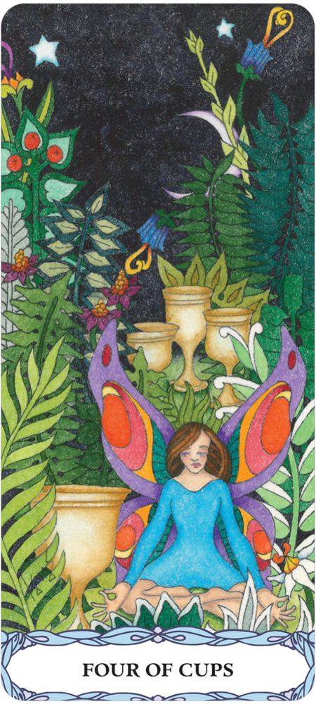 Tarot of the Moon Garden (Borderless Edition) card presenting the deck's visionary illustrations — Eternal Spirit