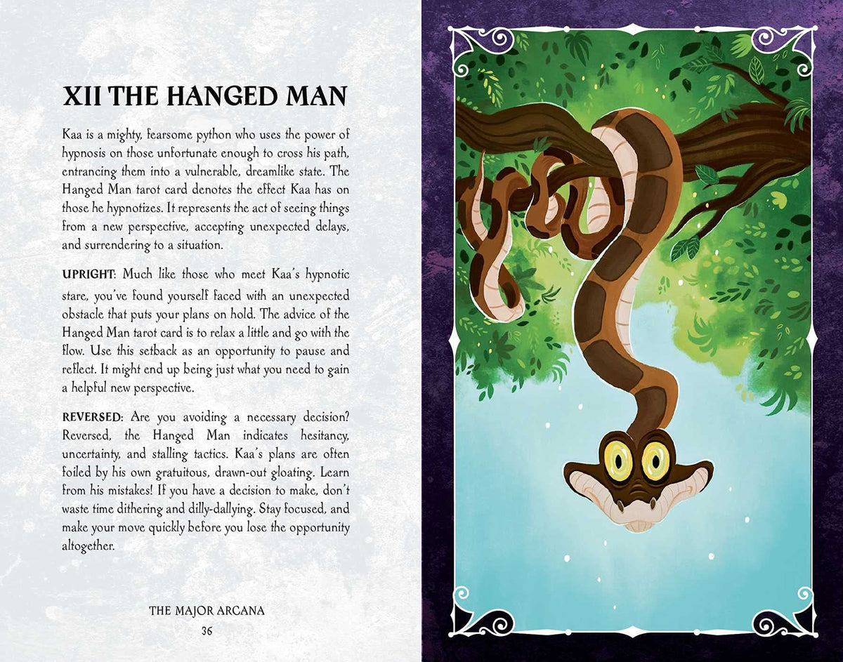 Disney Villains Tarot card celebrating the deck's unique visual language — Eternal Spirit