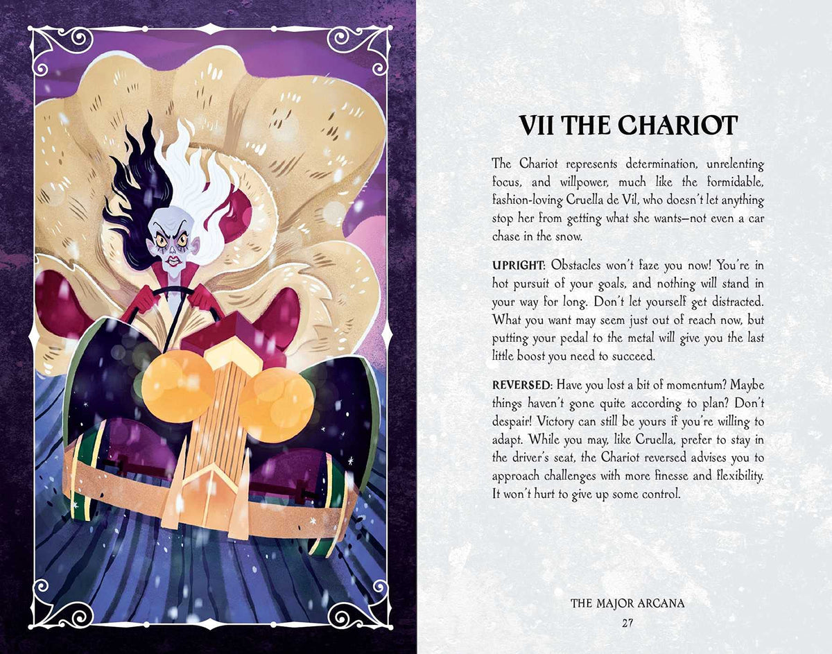 Disney Villains Tarot card revealing the deck's mystical artwork — Eternal Spirit