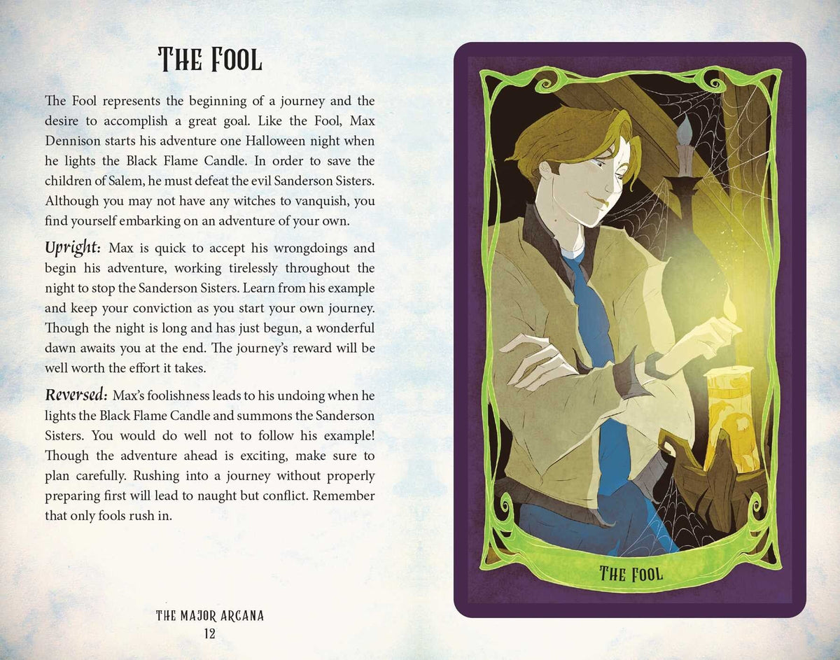 Hocus Pocus card illuminating the deck's rich colour palette — Eternal Spirit