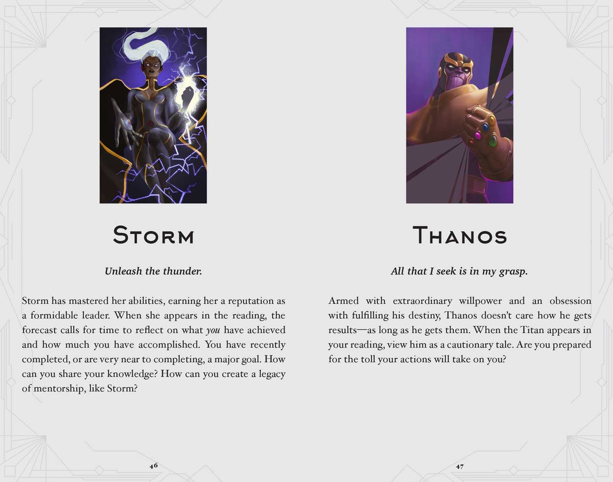 Magic of Marvel Oracle card demonstrating the deck's inspired artistry — Eternal Spirit