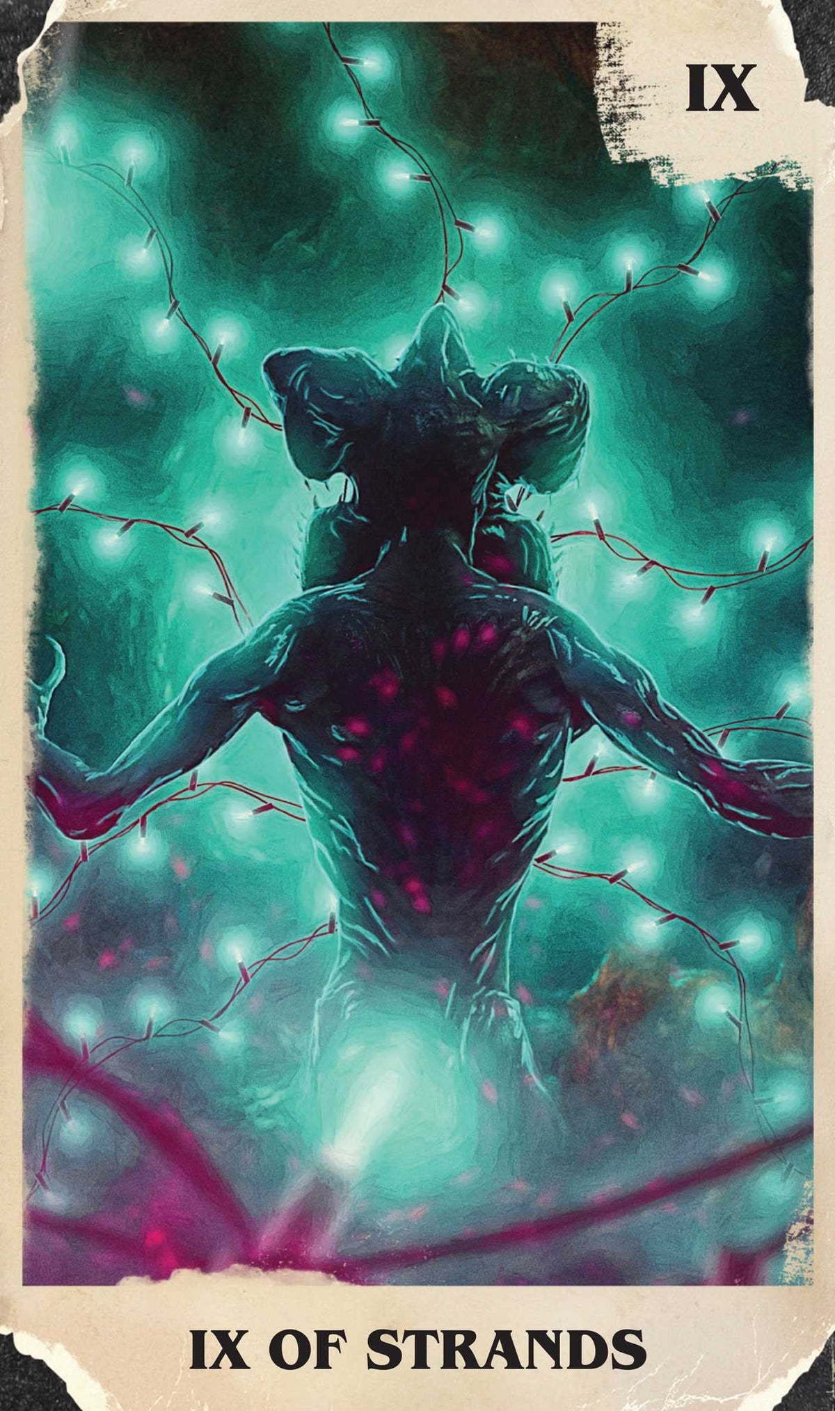 Stranger Things Tarot card featuring the deck's enchanting card art — Eternal Spirit