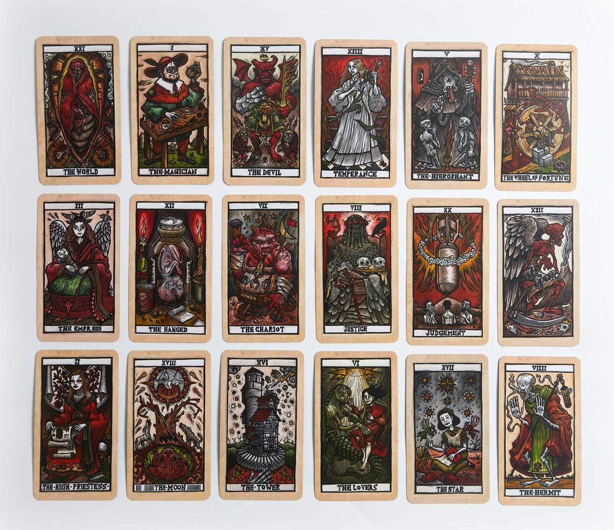 Tarot del Toro card reflecting the deck's transcendent artwork — Eternal Spirit