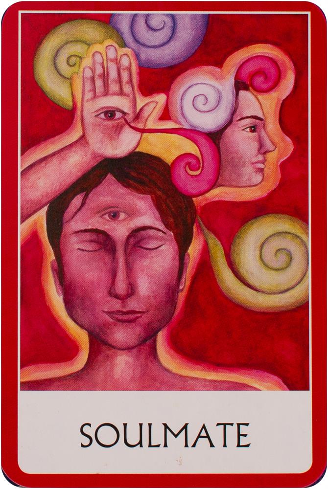 Chakra Wisdom Oracle card highlighting the deck's symbolic art — Eternal Spirit