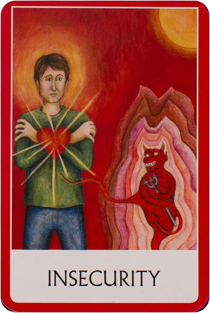Chakra Wisdom Oracle card showcasing the deck's evocative imagery — Eternal Spirit