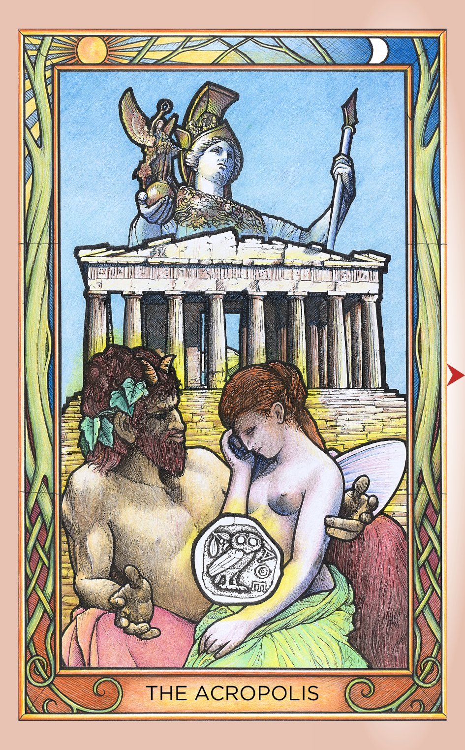 Sacred Sites Oracle card exhibiting the deck's transformative card art — Eternal Spirit