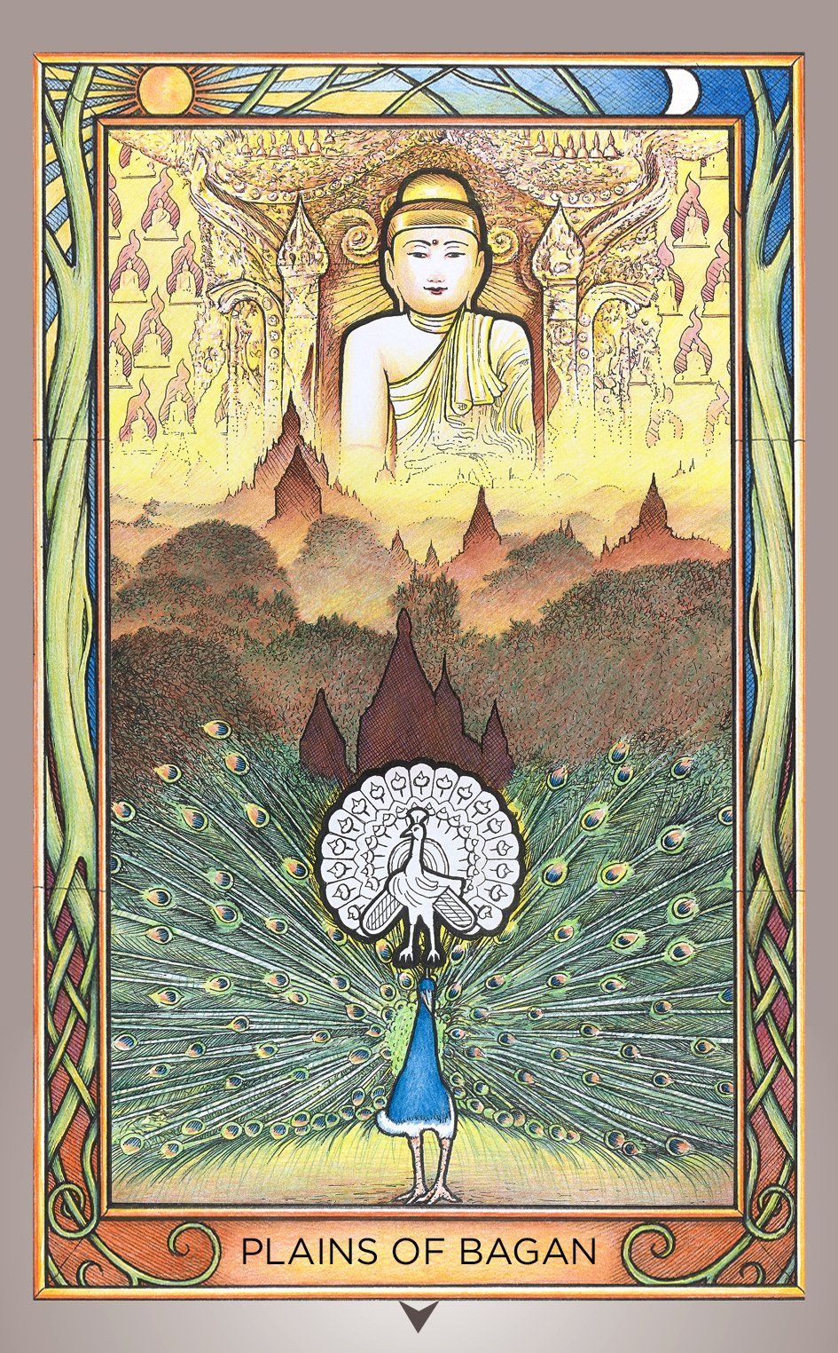 Sacred Sites Oracle card demonstrating the deck's inspired artistry — Eternal Spirit