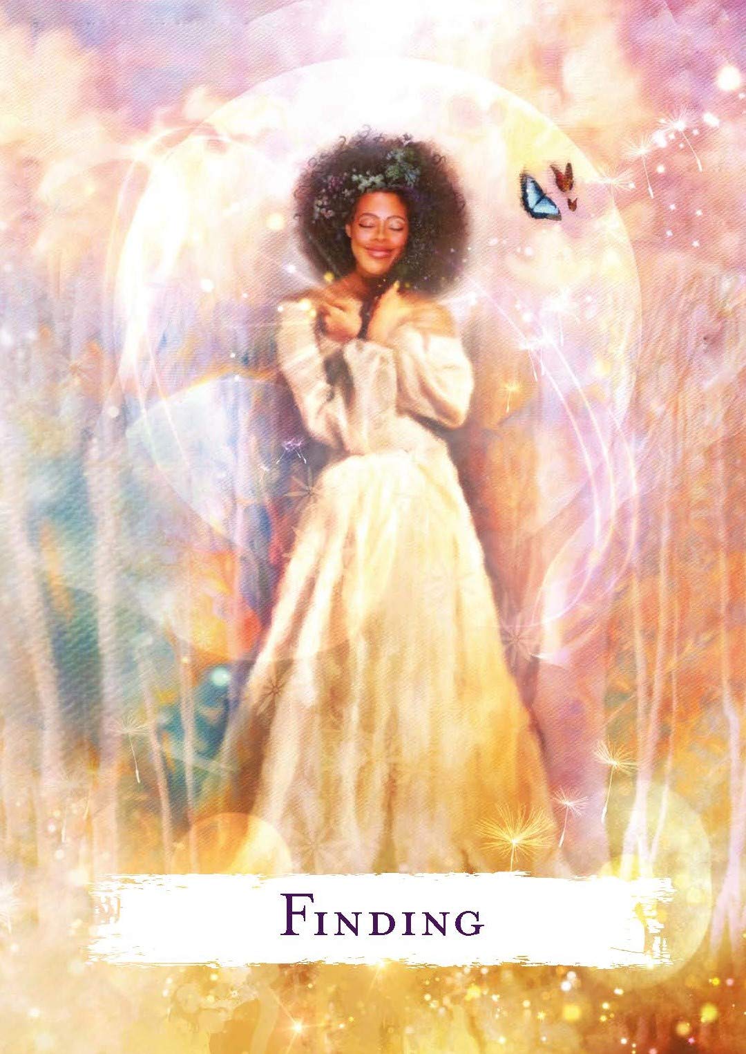 Spellcasting Oracle card sharing the deck's luminous illustration style — Eternal Spirit