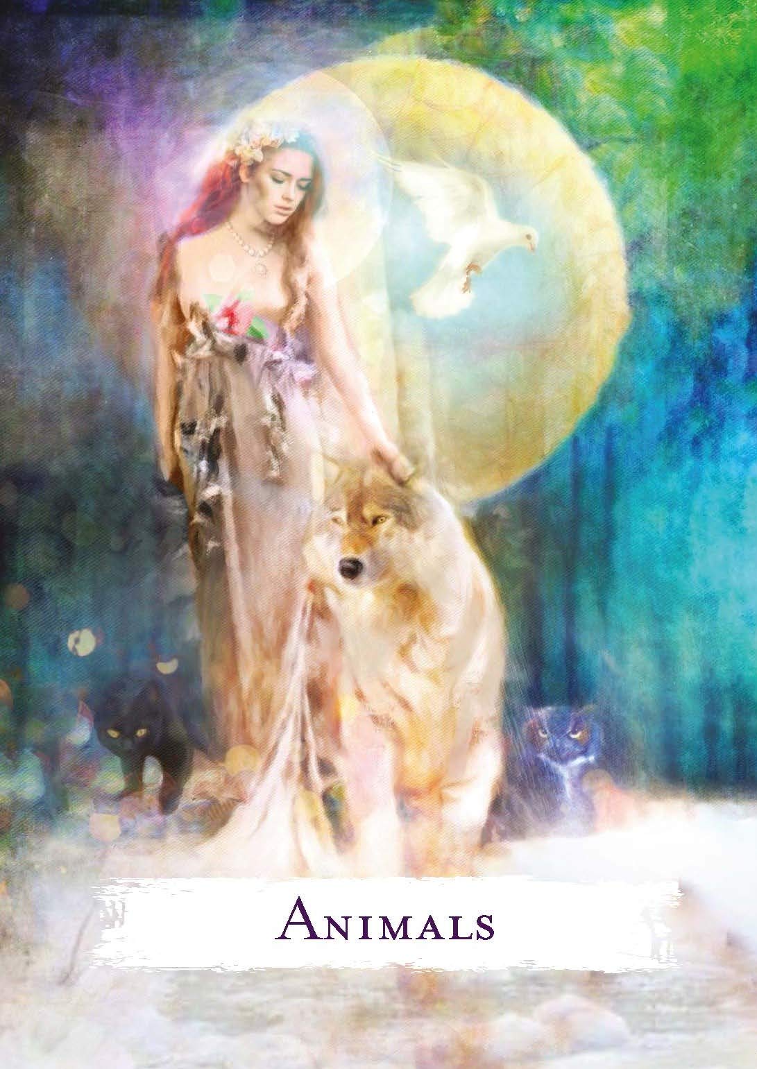 Spellcasting Oracle card demonstrating the deck's inspired artistry — Eternal Spirit