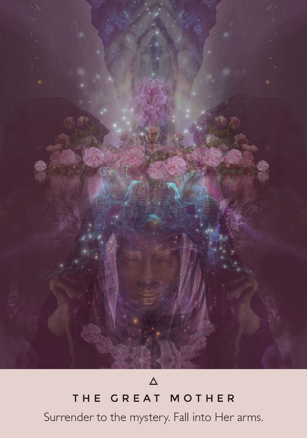 The Rose Oracle card capturing the deck's intuitive artistry — Eternal Spirit