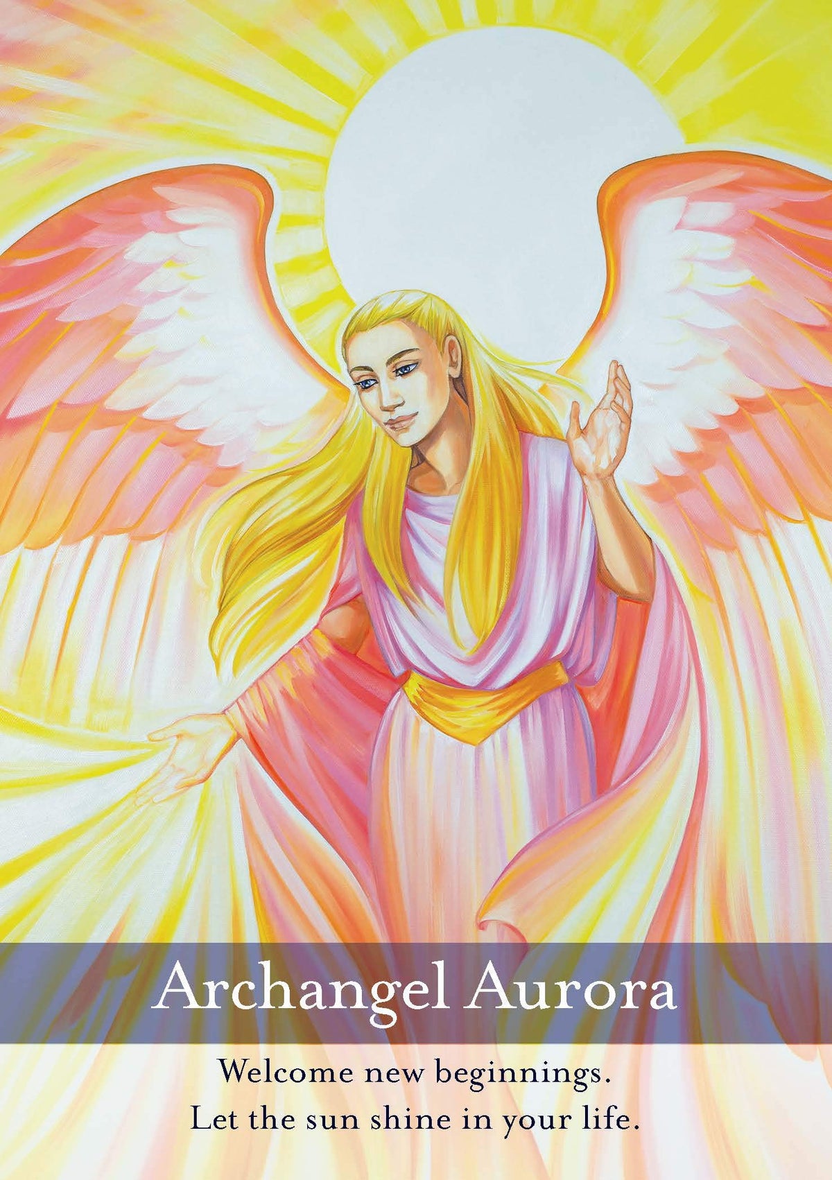 Archangel Oracle card sharing the deck's luminous illustration style — Eternal Spirit