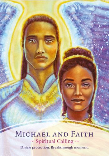 The Divine Masters Oracle card demonstrating the deck's inspired artistry — Eternal Spirit