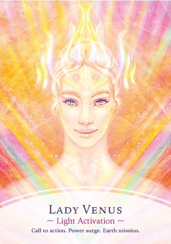 The Divine Masters Oracle card exhibiting the deck's transformative card art — Eternal Spirit