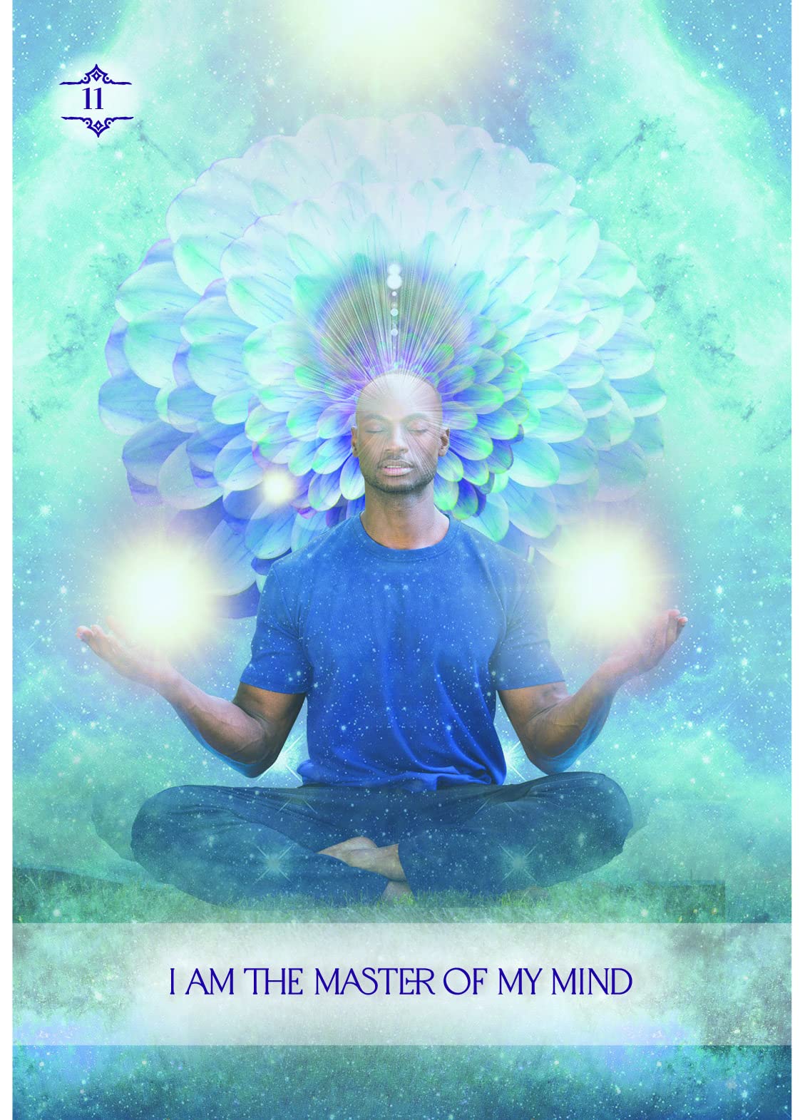 The Law of Positivism Healing Oracle card exploring the deck's contemplative imagery — Eternal Spirit