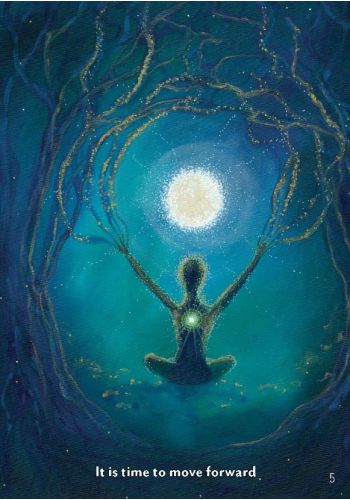The Healing Spirits Oracle card offering a glimpse of the deck's sacred imagery — Eternal Spirit