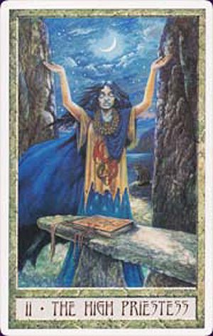 The Druidcraft Tarot Deck card showing the deck's detailed artistic vision — Eternal Spirit