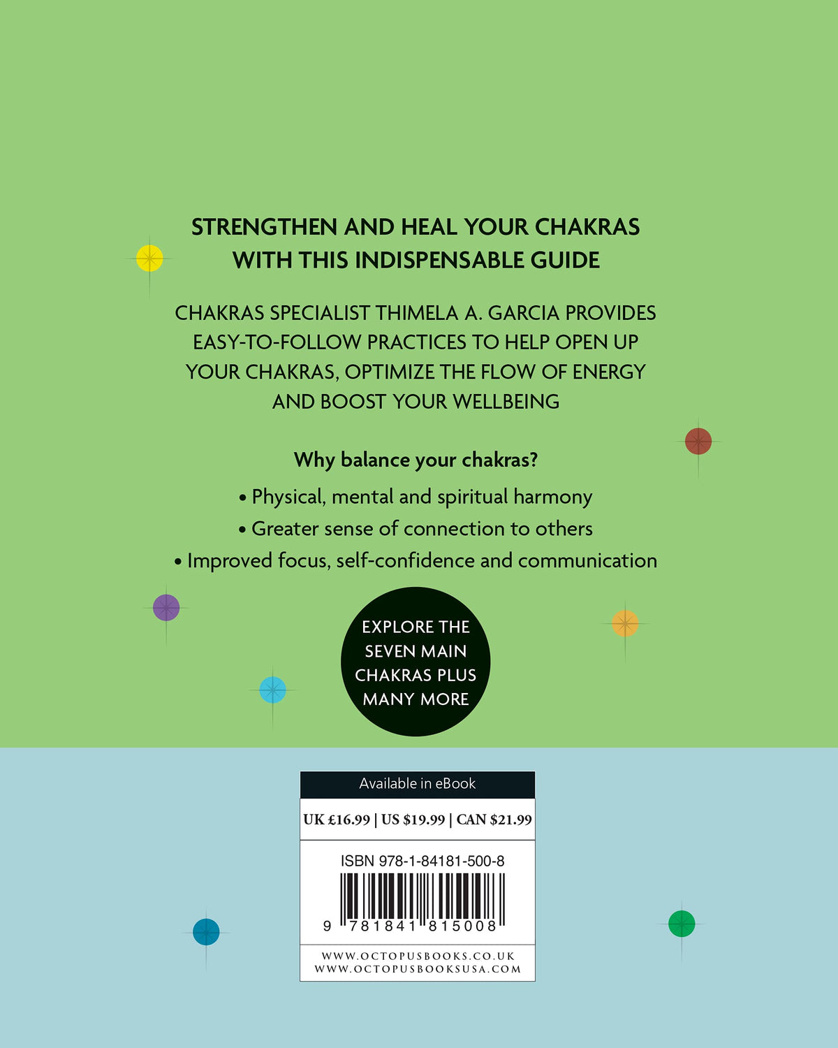 back cover of Chakras (Gosfield Companion) — Eternal Spirit